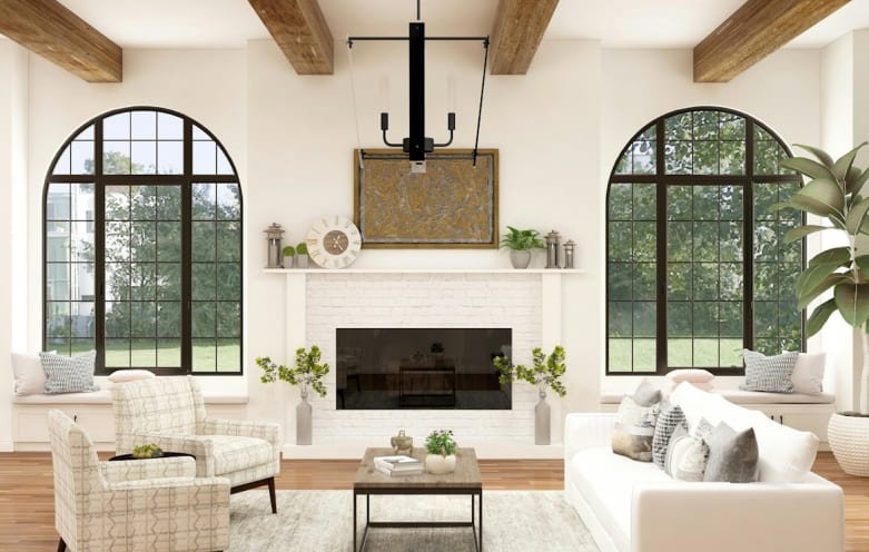 Classic contemporary home interior